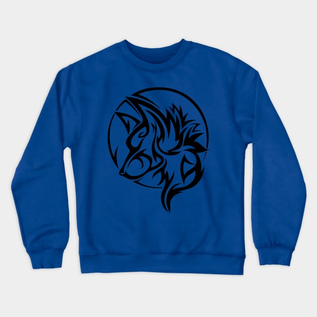 Wolf Tribal Crewneck Sweatshirt by AVEandLIA